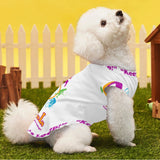 Animal Print Pet Hoodies Clothing for Small Medium Dogs Cats