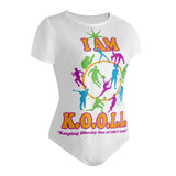 Womens Crew Neck Short Sleeve Slim Fit Bodysuit