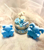 MY PRECIOUS CARGO: Baby Boy or Girl Tin with Gentle Soap & Certificate